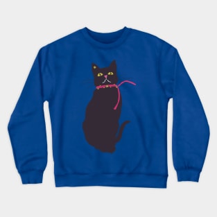 Flower Power Cat Crewneck Sweatshirt